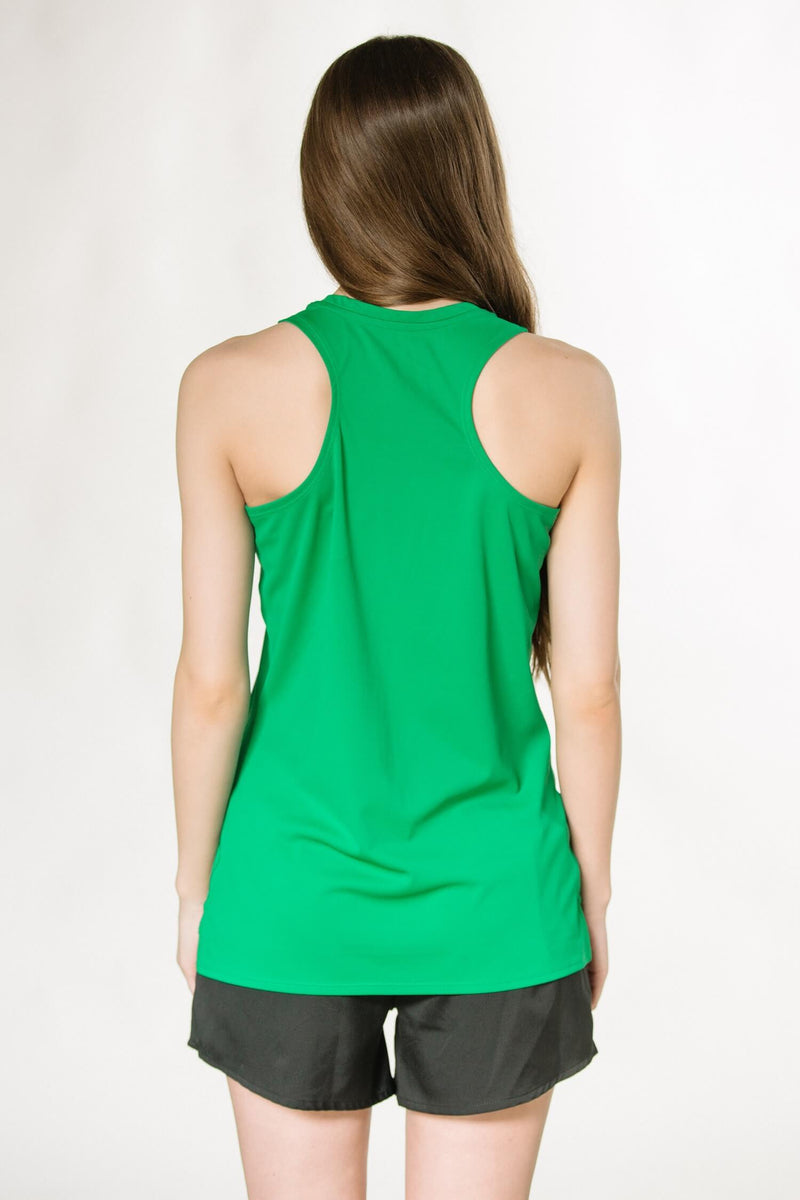 Emerald Green Training Tank Ethical Fashion Fitness Clothes Fair